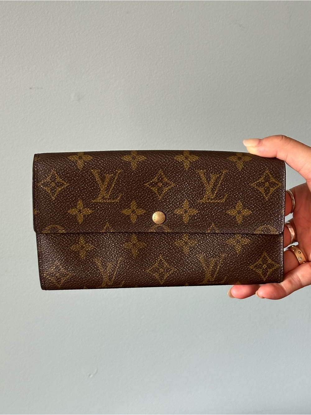 Louis Vuitton Monogram Snap Long Wallet w/ Chain - Picture 4 of 17